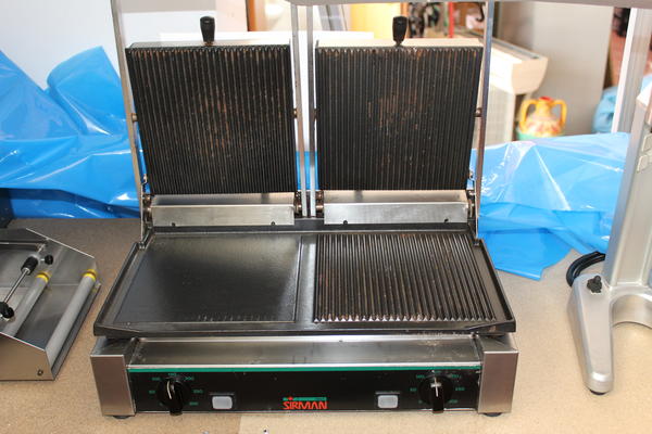 9#2958 Piastra doppia acciaio Inox Sirman in vendita - foto 1