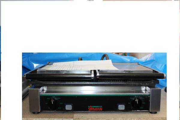 9#2958 Piastra doppia acciaio Inox Sirman in vendita - foto 2