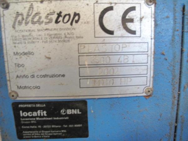 5#2961 Impianto rotazionale Plastop 3500 4B/I in vendita - foto 21