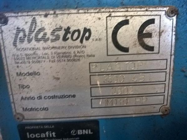 5#2961 Impianto rotazionale Plastop 3500 4B/I in vendita - foto 45