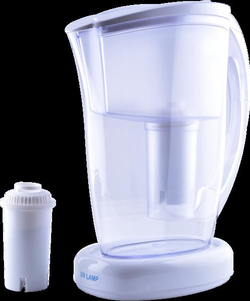 11#2972 Caraffe auto filtranti trasparenti con coperchio in vendita - foto 1