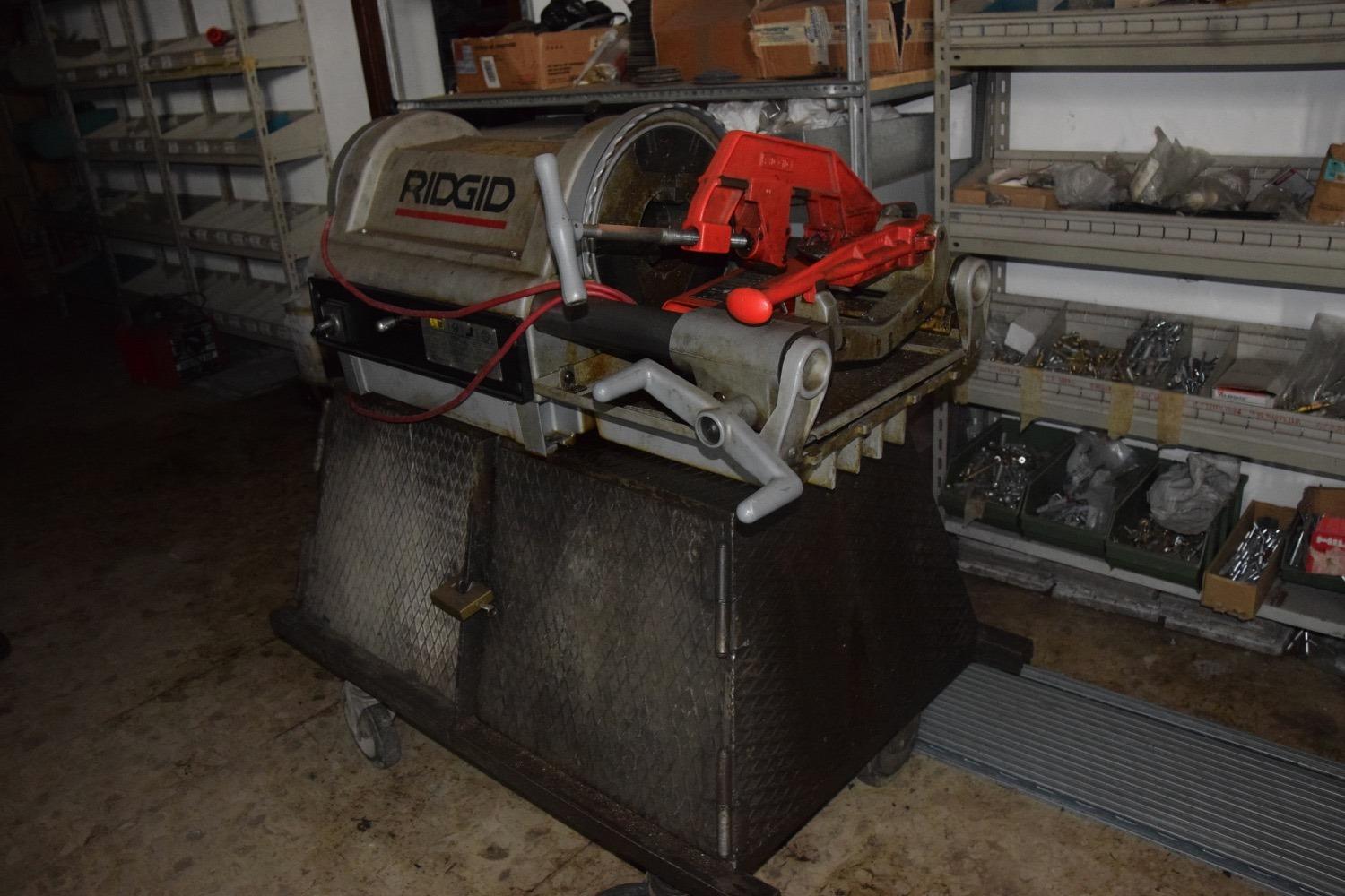 Lot Ridgid electric pipe cutter