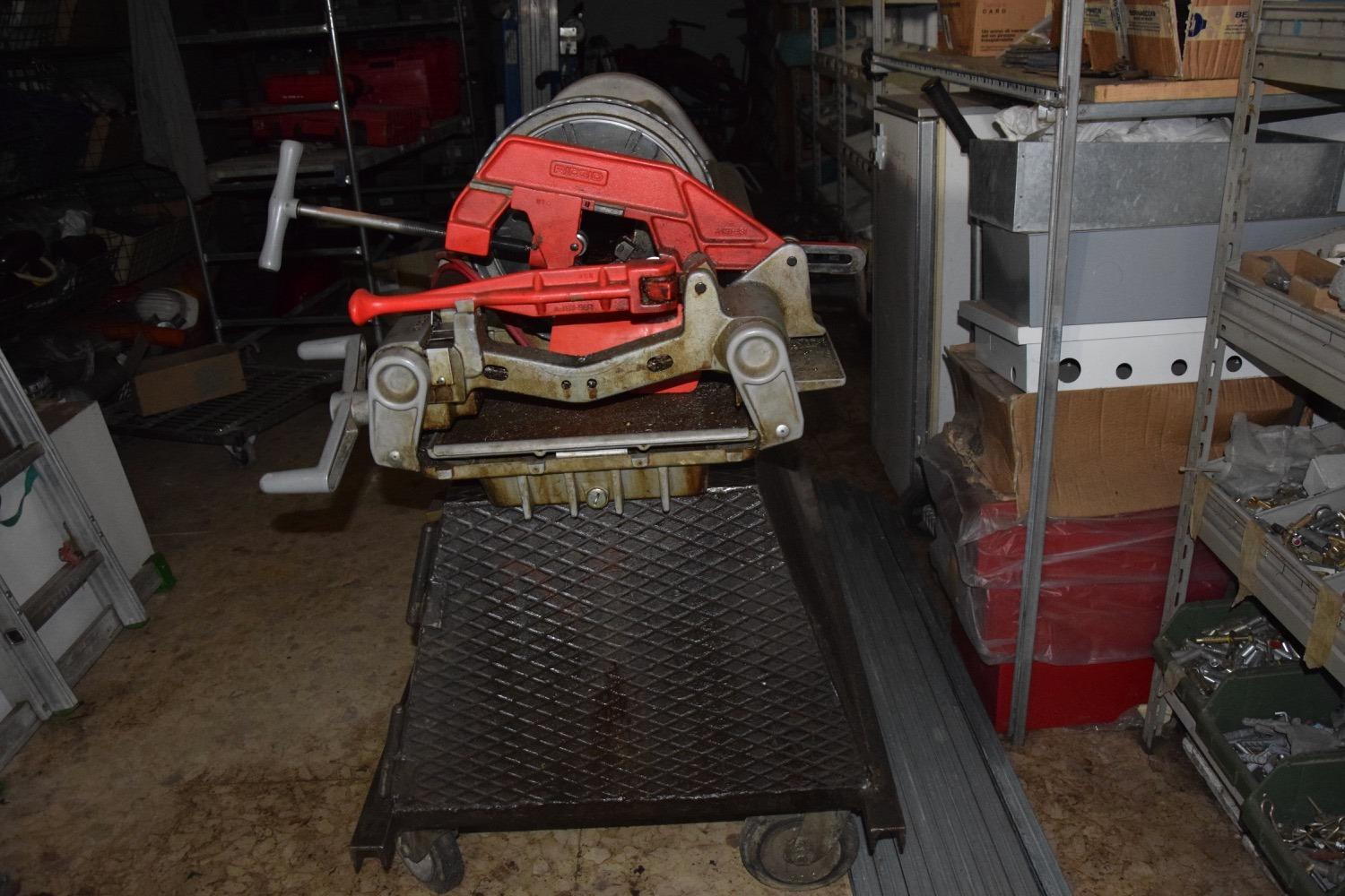 Lot Ridgid electric pipe cutter