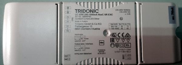 35#2991 2 Led driver Tridonic LC25W 350-1050ma flexC SC EXC in vendita - foto 1