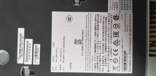 37#2991 Switch Cisco WS-C2960C-12PC-L in vendita - foto 2