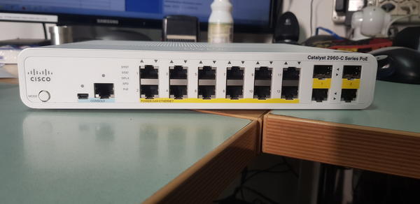 37#2991 Switch Cisco WS-C2960C-12PC-L in vendita - foto 3