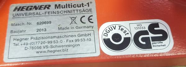 47#2991 Seghetto modellismo Hegner multicut 1 in vendita - foto 3