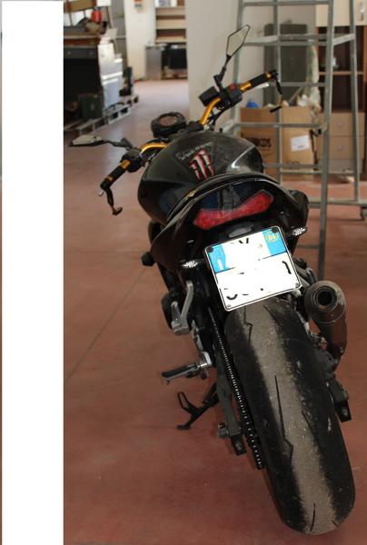 1#3049 Moto Kawasaki Z750 nera in vendita - foto 3