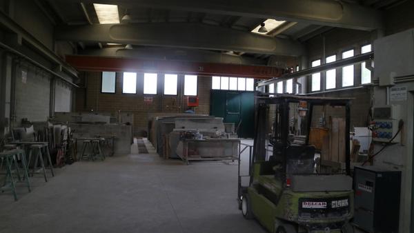 2#3053 Macchinari  lavorazione marmo e carrello elevatore Clarck in vendita - foto 1