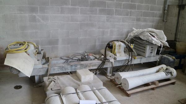 2#3053 Macchinari  lavorazione marmo e carrello elevatore Clarck in vendita - foto 7