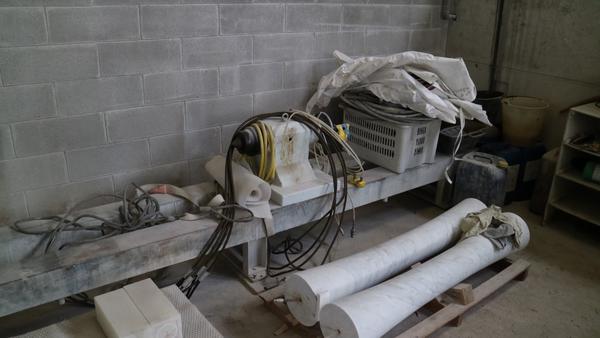 2#3053 Macchinari  lavorazione marmo e carrello elevatore Clarck in vendita - foto 8