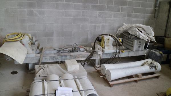 2#3053 Macchinari  lavorazione marmo e carrello elevatore Clarck in vendita - foto 12