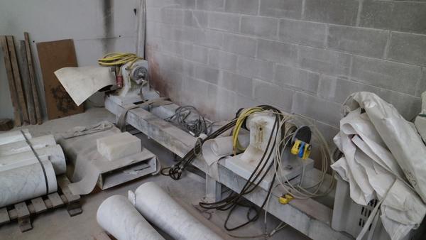 2#3053 Macchinari  lavorazione marmo e carrello elevatore Clarck in vendita - foto 14