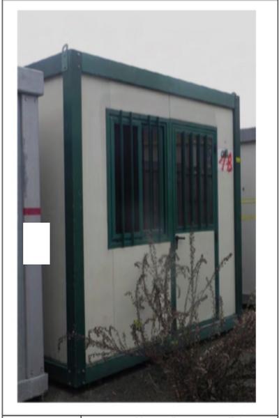 18#3078 Monoblocco coibentato con attrezzatura da ufficio in vendita - foto 1