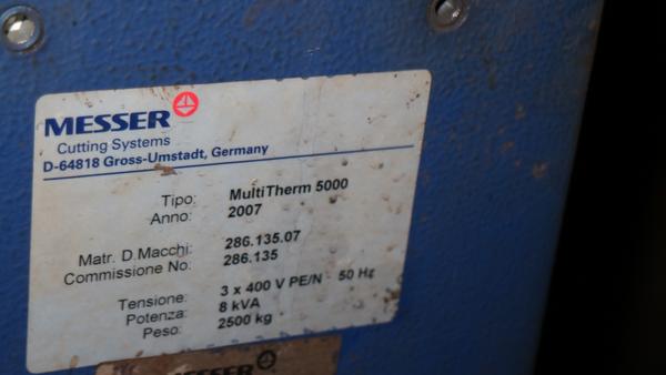 1#3083 Sistemi di taglio a portale CNC Messer Cutting & Welding  Multitherm 5000 in vendita - foto 18