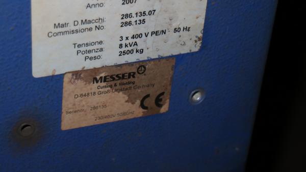 1#3083 Sistemi di taglio a portale CNC Messer Cutting & Welding  Multitherm 5000 in vendita - foto 19