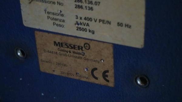 1#3083 Sistemi di taglio a portale CNC Messer Cutting & Welding  Multitherm 5000 in vendita - foto 45