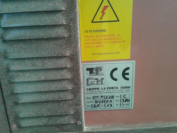 11#3084 Forno elettrico per pizza  Gruppo La Porta Forni in vendita - foto 4