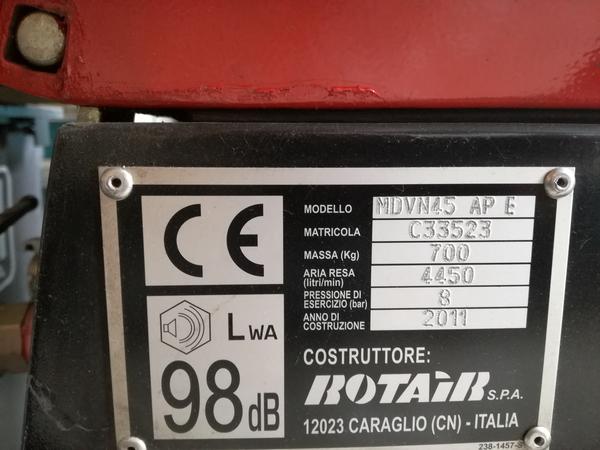 1#3099 Carrello frontale Fiat Om e motocompressore Rotair spa in vendita - foto 7
