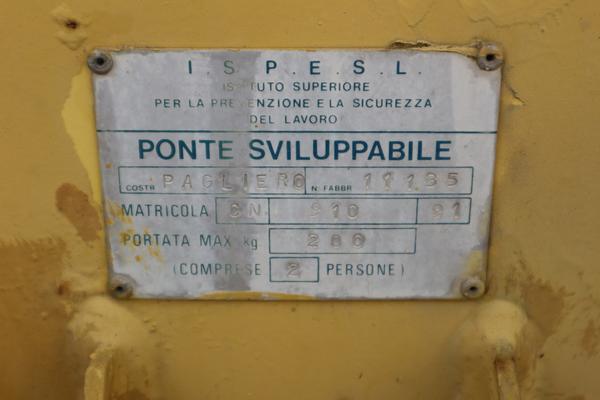 7#3112 Autoveicolo Iveco con piattaforma in vendita - foto 6