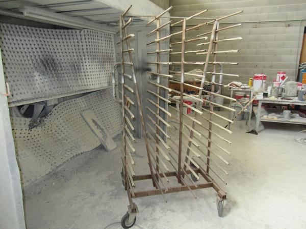 25#3116 Cabina per impianto verniciatura e piani carrelli in vendita - foto 9