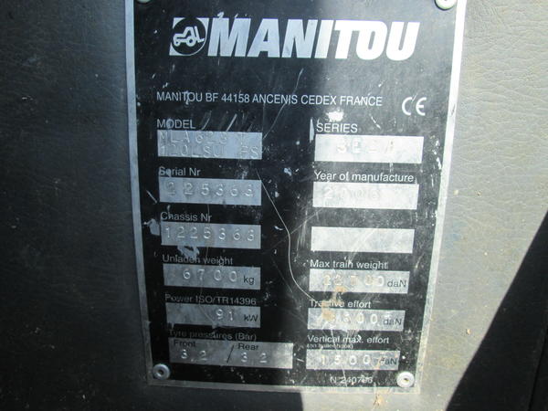 12#3117 Movimentatore Telescopico Manitou Mla 628-120 in vendita - foto 10