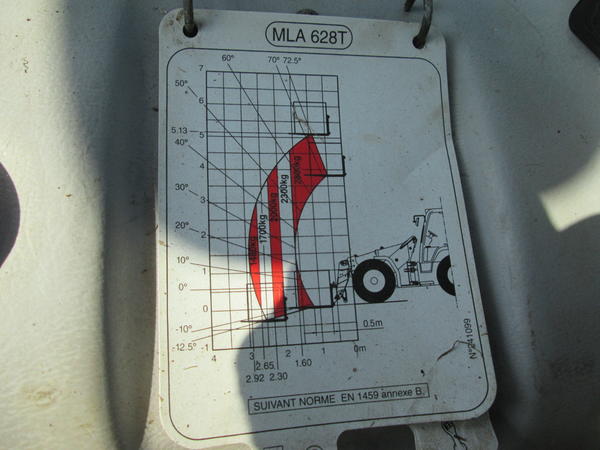 12#3117 Movimentatore Telescopico Manitou Mla 628-120 in vendita - foto 13