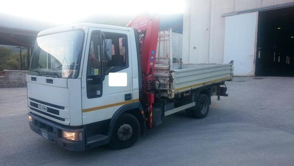 2#3147 Autocarro Iveco A 75 2 assi con gru in vendita - foto 4