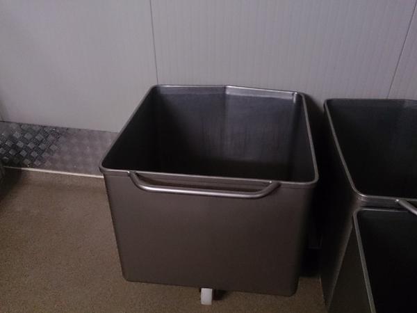 10#3161 Banco da lavoro Zanussi e carrelli per sospensioni salumi in vendita - foto 7