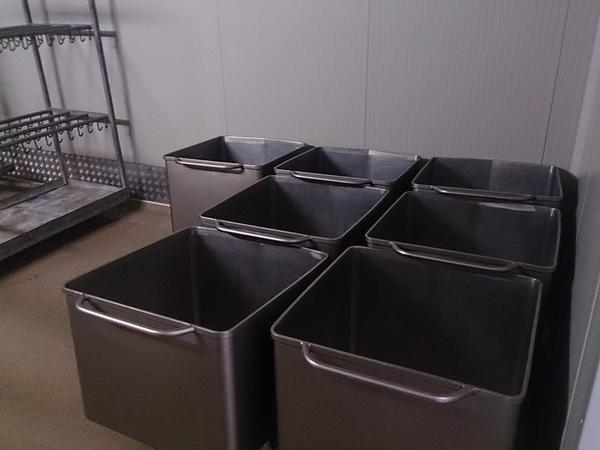 10#3161 Banco da lavoro Zanussi e carrelli per sospensioni salumi in vendita - foto 8