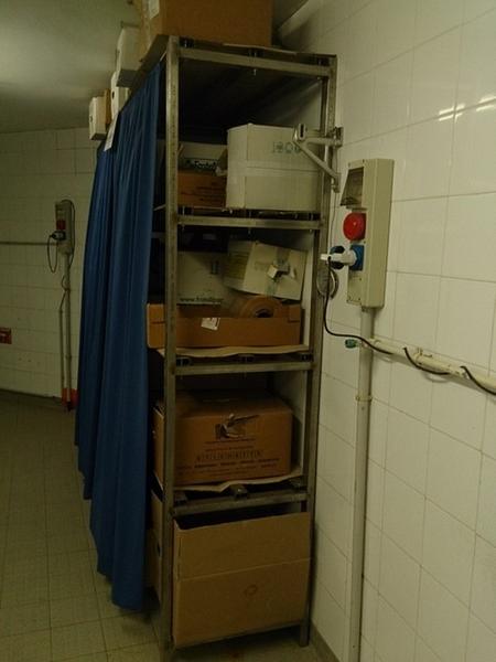 10#3161 Banco da lavoro Zanussi e carrelli per sospensioni salumi in vendita - foto 12