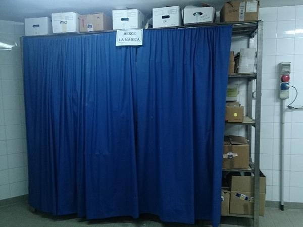 10#3161 Banco da lavoro Zanussi e carrelli per sospensioni salumi in vendita - foto 13