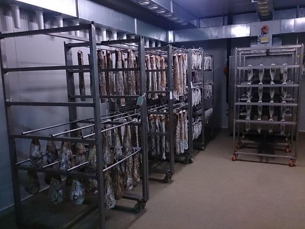 10#3161 Banco da lavoro Zanussi e carrelli per sospensioni salumi in vendita - foto 23
