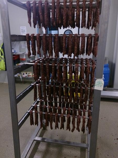 10#3161 Banco da lavoro Zanussi e carrelli per sospensioni salumi in vendita - foto 27