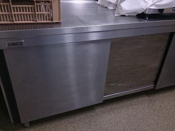 10#3161 Banco da lavoro Zanussi e carrelli per sospensioni salumi in vendita - foto 30