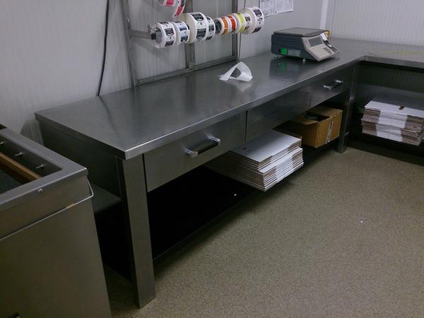 10#3161 Banco da lavoro Zanussi e carrelli per sospensioni salumi in vendita - foto 36