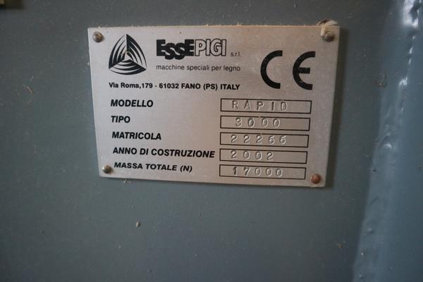 5#3179 Macchina taglio foratura Essepigi in vendita - foto 7