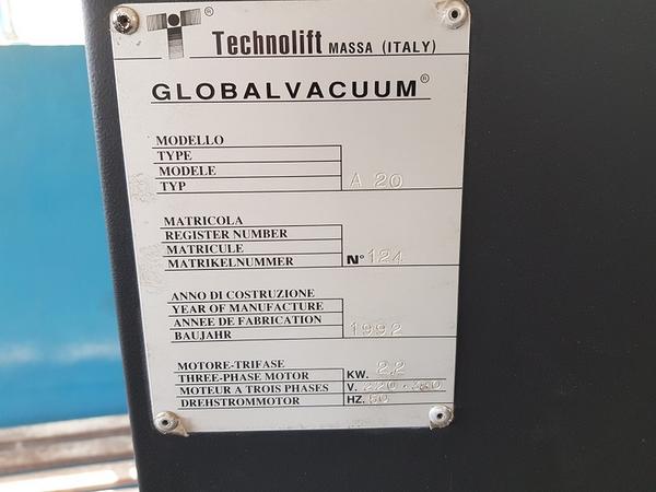 7#3215 Aspiratori Globalvaccum Technolift in vendita - foto 4