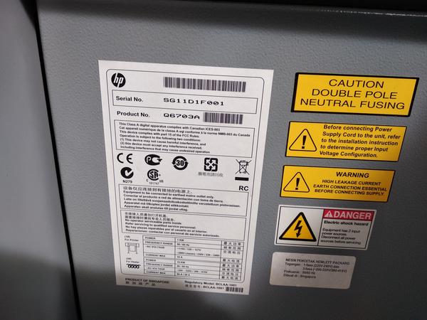 1#3217 Sistema di stampa digitale Hp Scitex Lx800 completa di accessori in vendita - foto 3