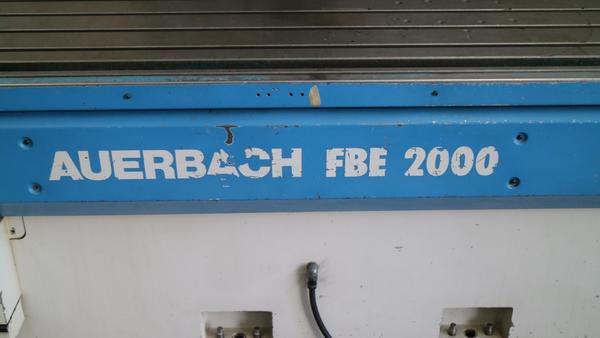 1#3223 Fresatrice a banco fisso Auerbach Fbe 2000 in vendita - foto 3