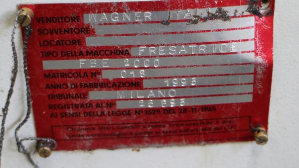 1#3223 Fresatrice a banco fisso Auerbach Fbe 2000 in vendita - foto 4