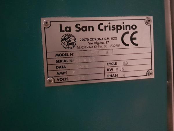1#3228 Fresa a nastro San Cispino e forno Binder in vendita - foto 8