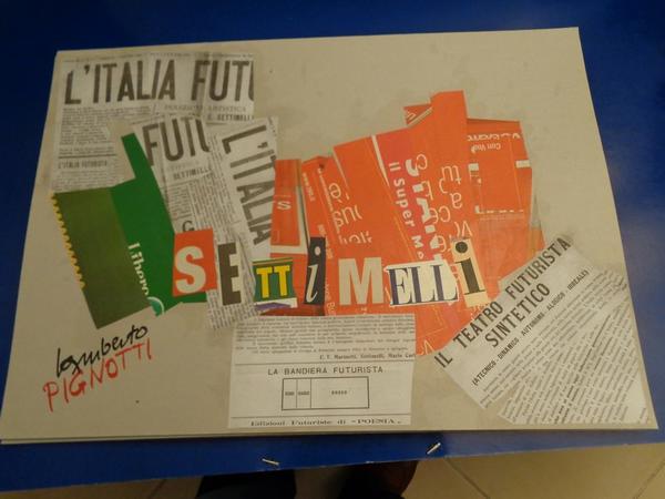 11#3263 Collage Lacerba futurista in vendita - foto 8