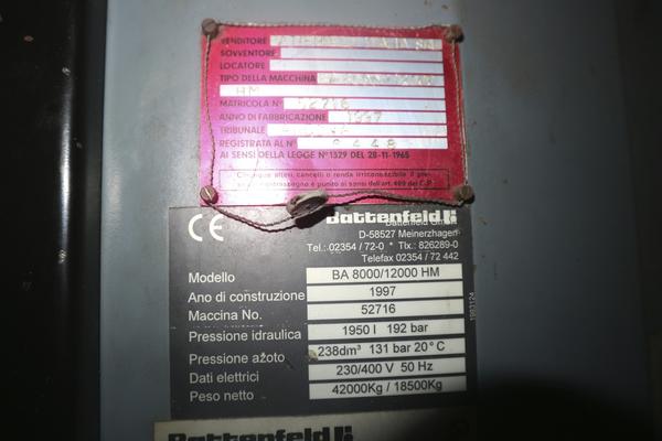 30#3266 Pressa a iniezione Battenfeld in vendita - foto 16
