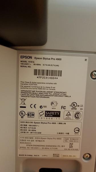 12#3270 Stylus pro 4900 e pc Dell precision t6500 in vendita - foto 3