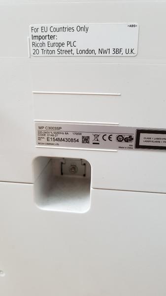 14#3270 Ricoh Copier MPC3003SP in vendita - foto 2