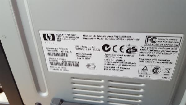 17#3270 Xerox Workcentre 7120  HP Color Laser 3000N Xerox Fax in vendita - foto 9