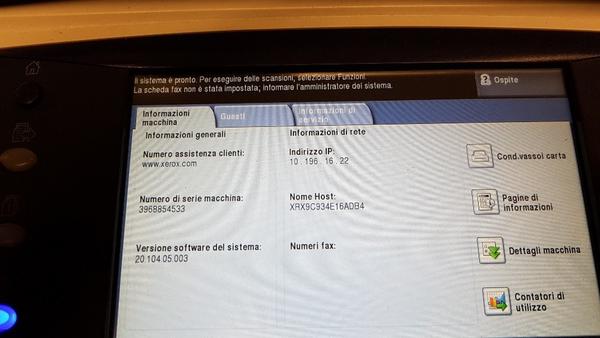 21#3270 Fotocopiatori Xerox 3635 in vendita - foto 2
