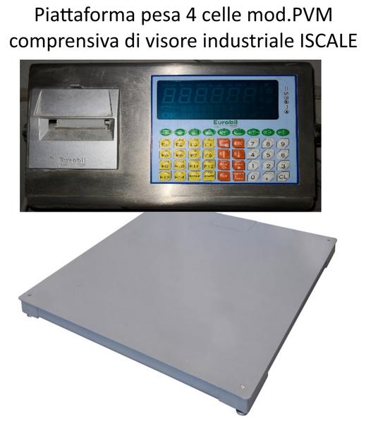 12#3295 Piattaforma pesa 4 celle Pvm Iscale in vendita - foto 3