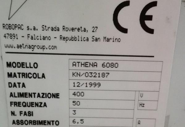 3#3303 Confezionatrice Termoretraibile Robopac Athena 5060/6080 in vendita - foto 3